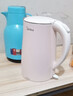 美的（Midea）电热水壶0涂层烧水壶母婴级316L不锈钢内胆 1500W快速加自动断电1.7升容量MK-HJ1705-PRO 实拍图