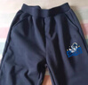 马克华菲童装男童裤子2025秋冬新款儿童休闲运动卫裤男孩女童运动裤加绒 m悠闲鲨K藏青 130 实拍图