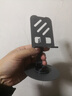 全金属手机支架360度旋转机械折叠桌面追剧网课通用苹果17华为小米懒人直播便携 特惠款-斜线镂空灰【全金属】360°旋转折叠 实拍图