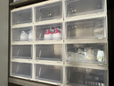 爱丽思（IRIS）透明鞋盒收纳盒大号塑料可叠加鞋柜防尘防潮简易鞋架 12个装 实拍图