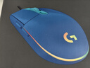 罗技（G）G102 有线游戏鼠标 蓝色 RGB灯效 轻量化设计 吃鸡鼠标 LOL英雄联盟 200-8000DPI 实拍图