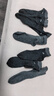 浪莎袜子男纯棉男袜抗菌全棉舒适黑色男士袜子中筒商务休闲棉袜6双装 实拍图