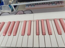 贝琪（Betsy）B190磁吸钢琴88键成人便携式电钢琴学生幼师折叠手卷电子钢琴 牛奶白(粉键)+果冻琴包 实拍图