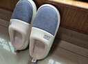 洁丽雅（Grace）棉拖鞋男士秋冬季室内防臭防滑居家保暖厚底踩屎感拖鞋男款冬天 实拍图