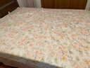 水星家纺被套纯棉60支长绒棉贡缎被罩床上被褥套单人150x210cm 实拍图