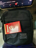 男士单肩包多层小背包轻便通勤休闲户外男斜挎包 黑色 实拍图