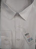 南极人衬衫男纯色长袖商务衬衫男士棉质舒适衬衣外套修身白衬衫男2XL 实拍图