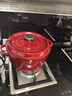 苏泊尔 SUPOR 珐琅锅汤锅24cm铸铁锅炖锅酒红ET24MF01-R  实拍图