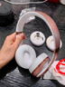 赖小星适用Beats Solo3耳罩魔音solo2耳机套头戴式降噪耳机真皮耳套无线耳棉wireless原配款海绵套配件 【无线版】原配 白色耳套一对装+拆机套装 实拍图