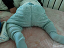 婧麒（JOYNCLEON）婴儿保暖内衣套装宝宝棉衣冬季夹棉分体儿童加厚棉袄男童女童冬装 蓝色 80 cm 实拍图