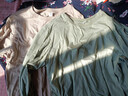 网易严选25新品新疆棉长袖T恤10A抗菌万能打底衫不易变形男女同款 25秋冬四季款长袖-沙砾色 L 实拍图