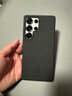 ESCASE适用三星S25Ultra手机壳Galaxys 25Ultra保护套个性创意全包边防摔商务贴皮背壳 ES-19深邃黑 实拍图