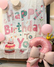仕彩 粉色数字气球蝴蝶结男孩女孩生日礼物周岁场景布置装饰拍照道具5 实拍图