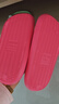 朴西新款EVA踩屎感厚底拖鞋女士居家室内情侣拖鞋男 树莓红 39-40 实拍图