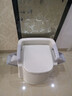 宝贝时代 【免安装】移动马桶老人坐便椅坐便器孕妇马桶老年人家用蹲坑凳 【升级PU软垫】（房间用）白 实拍图