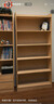 众淘全实木书架纯实木书柜落地客厅置物架家用学生收纳柜矮书柜储物柜 【升级加宽30CM实木】五层93x30x137.5 实拍图