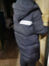 鸭鸭（YAYA）羽绒服女中长款冬季新款时尚休闲百搭可拆卸帽加厚防寒保暖外套XB 黑色 M (160) 实拍图