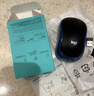 罗技（Logitech）M185鼠标 无线鼠标 办公鼠标 对称鼠标 黑色蓝边 带无线2.4G接收器 实拍图
