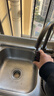 四季沐歌厨房水龙头304不锈钢万向360°旋转双水花冷热洗碗池洗菜盆龙头 实拍图