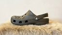 CROCS卡骆驰洞洞鞋贝雅男鞋女鞋轻便耐磨一脚蹬拖鞋休闲鞋|10126 黑色-001 45 (290mm) 实拍图