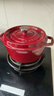 苏泊尔 SUPOR 珐琅锅汤锅24cm铸铁锅炖锅酒红ET24MF01-R  实拍图