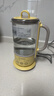 北鼎养生壶烧水壶多功能煮茶器迷你养生杯办公室便携分体式煮茶器 K36小鹅黄（不含萃取篮） 实拍图