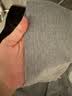蕉内棉棉301H情侣居家T恤男女士100%纯棉无侧缝宽松圆领短袖睡衣夏季 【男士上衣】50度花灰 L 实拍图