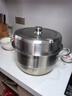 苏泊尔蒸锅304不锈钢三层复底34cm蒸鱼锅电磁炉通用蒸笼EZ34YAS01 实拍图