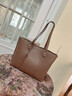 viney牛皮包包女包大容量托特包单肩包手提包生日新年礼物送女生女友 实拍图