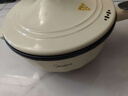 美的（Midea）电炒锅 电蒸锅 电煮锅 家用多功能电火锅 煎炒蒸煮炒菜锅 4L多用途锅一体宿舍锅 HCG2816 配蒸笼 实拍图