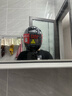 LS2情侣摩托车头盔男女机车赛车全盔儿童防雾大尾翼四季通用FF802 黑/灰桔星河 XL(建议55-56头围) 实拍图