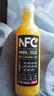农夫山泉100%纯果汁NFC橙汁900ml*4瓶整箱礼盒装鲜果冷压榨0添加剂饮料 实拍图