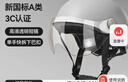 京东京造 TK22电动车头盔 3C认证新国标A类基础款男女通用电瓶车头盔浅灰M码 实拍图