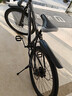 EG7山地自行车成人学生变速越野单车双减震赛车26寸青少年男女 辐条【升级减震 超强承重】黑白 26寸21速【适合：160-180CM】 实拍图