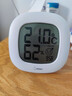 多利科日本温度计电子温湿度计室内温度湿度计室温计婴儿流感监测可爱白 实拍图
