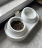 甜浪海猫碗陶瓷双碗猫咪猫粮碗狗狗饭盆吃饭喝水斜口防打翻猫食盆宠物碗 实拍图