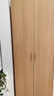 全友家居 衣柜自然原木风木纹衣柜多规格组合挂衣柜卧室收纳储物柜子 实拍图