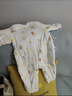 童泰新生婴儿衣服连体衣夹棉秋冬季0-6月初生宝宝纯棉加厚哈衣爬服 黄色暖阳 59cm (建议1-3个月身高55-60cm) 实拍图