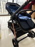 SMARTSTROLLER婴儿推车可坐可躺新生儿婴儿车轻便折叠双向高景观宝宝手推车 午夜蓝Plus (呵护背脊+舒适坐躺) 实拍图