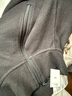 优衣库女装HEATTECH弹力摇粒绒半拉链套头衫/打底衫479693 09 黑色 XL /165/92A 实拍图