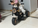萌天使儿童电动摩托车儿童摩托车3-6岁儿童电动车玩具车可坐人儿童车 高配白|6V10电瓶+双驱 实拍图