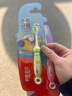 舒客宝贝（sakykids）儿童牙刷泡泡星球系列舌苔刷细软刷毛6-12岁1支装颜色随机发 实拍图
