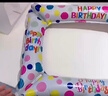 多美忆生日场景布置男孩女孩儿童周岁气球宝宝生日快乐百天宴布置气球框 实拍图