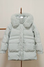 波司登（BOSIDENG）冬季羽绒服女中长款脱卸帽大毛领90绒保暖外套B250245268 薄荷茶绿4907 S 160/84A 体重约110-130斤 实拍图