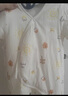 童泰新生婴儿衣服连体衣秋冬加厚夹棉初生宝宝蝴蝶衣爬服 黄色 52cm 实拍图
