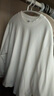 优衣库男装女装大师T AIRism棉混纺圆领T恤长袖25秋冬新款479781 00 白色 XL 实拍图
