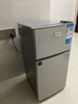 志高（CHIGO）小冰箱迷你小型家用冷藏冷冻两用宿舍出租房用双门办公室电冰箱节能省电 【一级能效】66L银色【三天约一度电】 实拍图