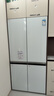 海尔冰箱出品 405升四开门十字对开门白色冰箱双开门风冷无霜一级能效双变频三档变温统帅家用电冰箱 一级双变频+三档变温+母婴空间+智能WIFI 实拍图