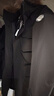 京东京造【进口极寒95鹅绒服】羽绒服男外套女冬季新款中长款 曜石黑 3XL 实拍图