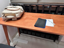 家逸全实木双人书桌长条桌子靠墙窄桌书房学习桌写字桌卧室办公电脑桌 实拍图